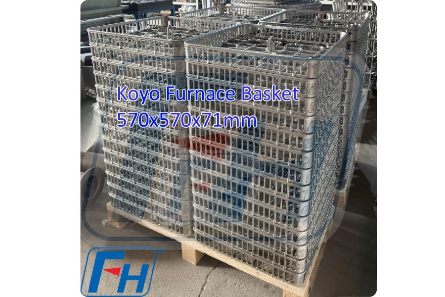 FH Customizes Lightweight Heat Treatment Basket for Koyo Furnace